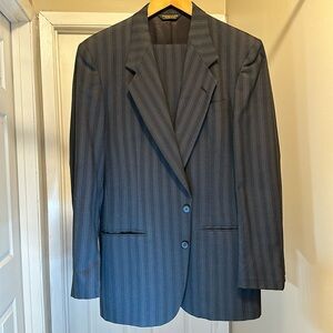 Dark blue suit-set, coat and pants